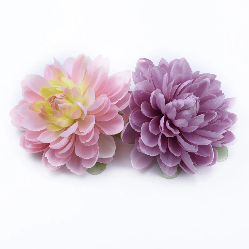 5PCS wholesale Artificial flowers wedding decorative flowers for scrapbooking wall flores christmas home decorations diy a cap