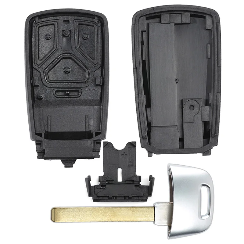 KEYECU для Audi TT A4 A5 S4 S5 Q7 SQ7-up 3/3+ 1 4 кнопки замена Смарт-пульт дистанционного ключа оболочки чехол Fob 4M0 959 754 AK/AF/AQ