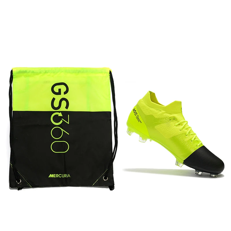 

tooling Greenspeed 360 Soccer Shoes FG Professional Superfly Training Football Boots Futbol Sock Cleats Wholesale