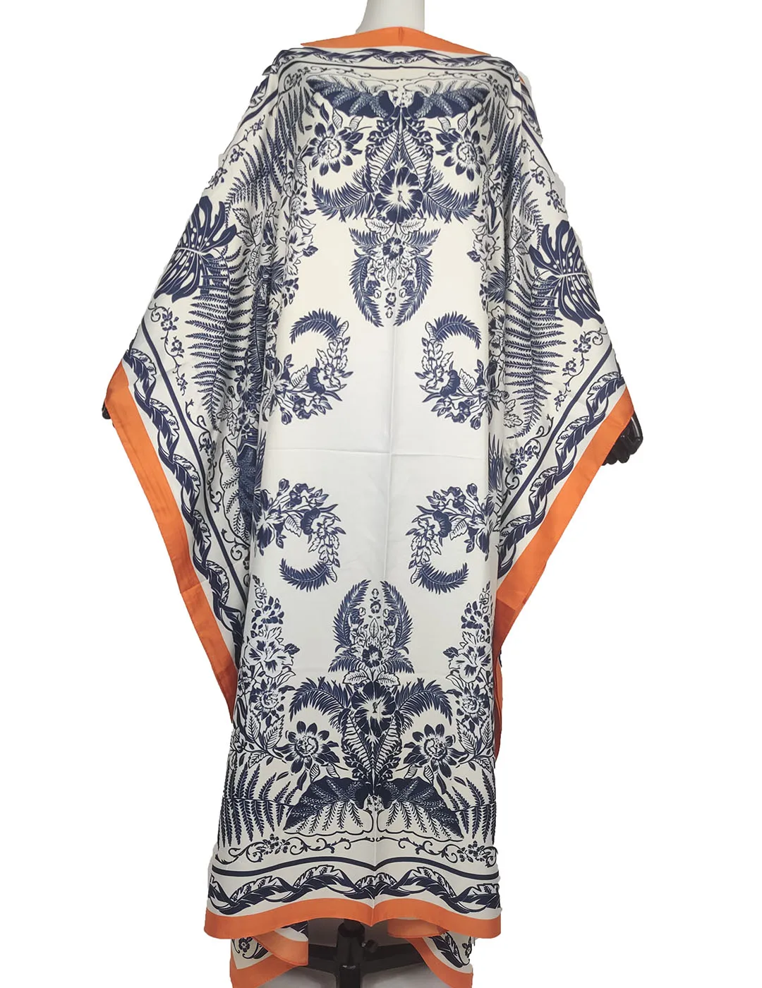 Traditional Dubai New Fashion Twill Silk Muslim Women Printed Kaftan Dress Vacation Beach Party Cover Up Caftan Abaya женщины пляж сексуальные половина рукав бикини cover up купальники kaftan дамы купальник рубашка платье блузка