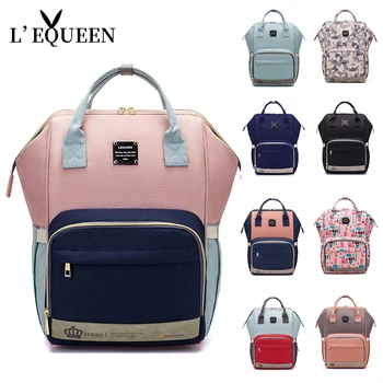 

LEQUEEN Baby Diaper Bag Mommy Stroller Bags Large Capacity Waterproof Nappy Bag Mummy Maternity Travel Backpack Nursing Handbagk