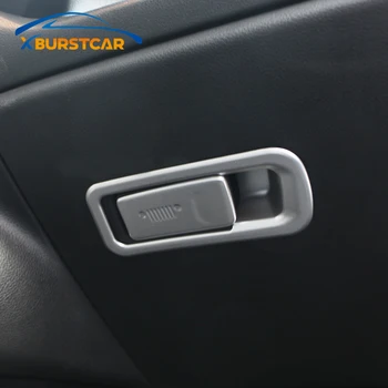 

Xburstcar ABS Chrome Fit for Jeep Renegade 2015 2016 2017 2018 2019 Car Copilot Glove Box Door Bowl Handle Cover Trim Stickers