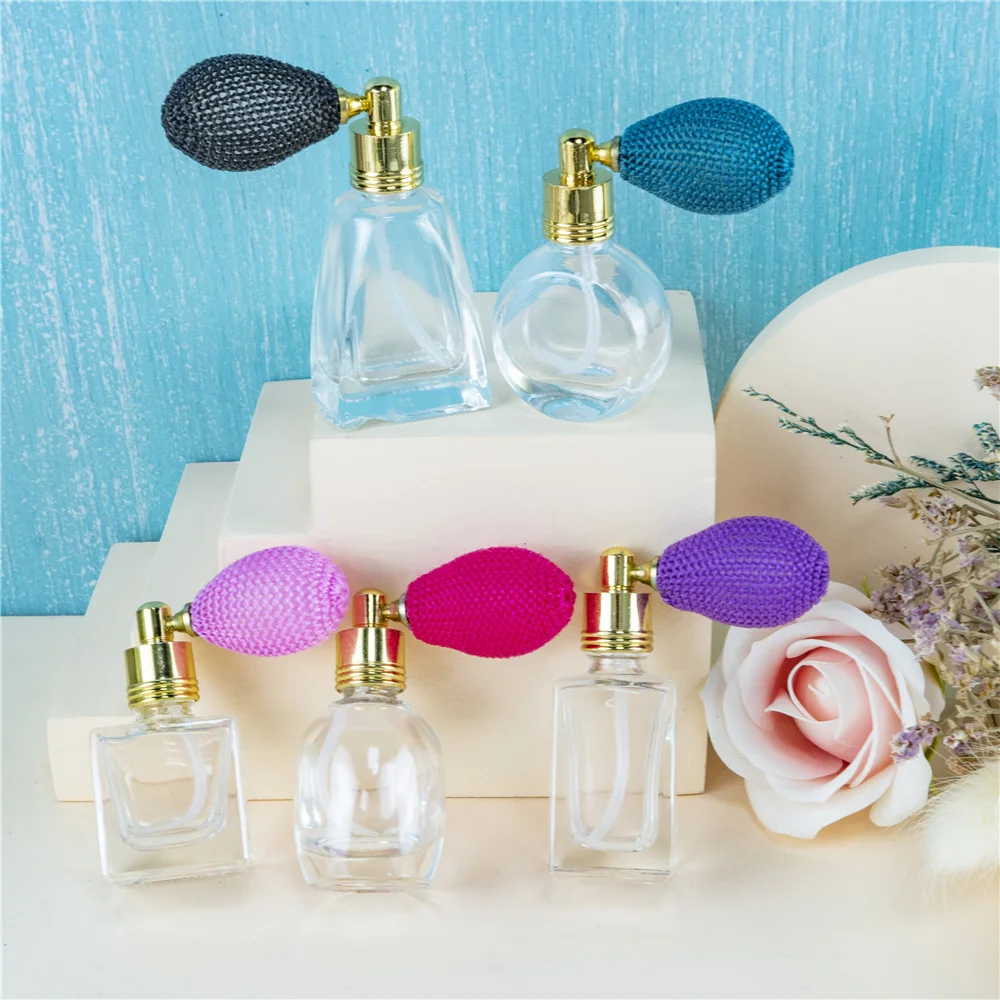 5Pcs 10ml Different Shapes of Air Bag Perfume Bottles with Colors