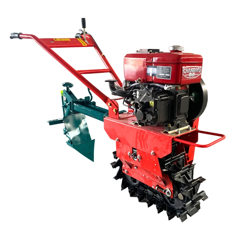 

177 Gasoline multi-function micro tiller diesel engine plow agricultural machinery cultivator rotary tiller soil cultivator