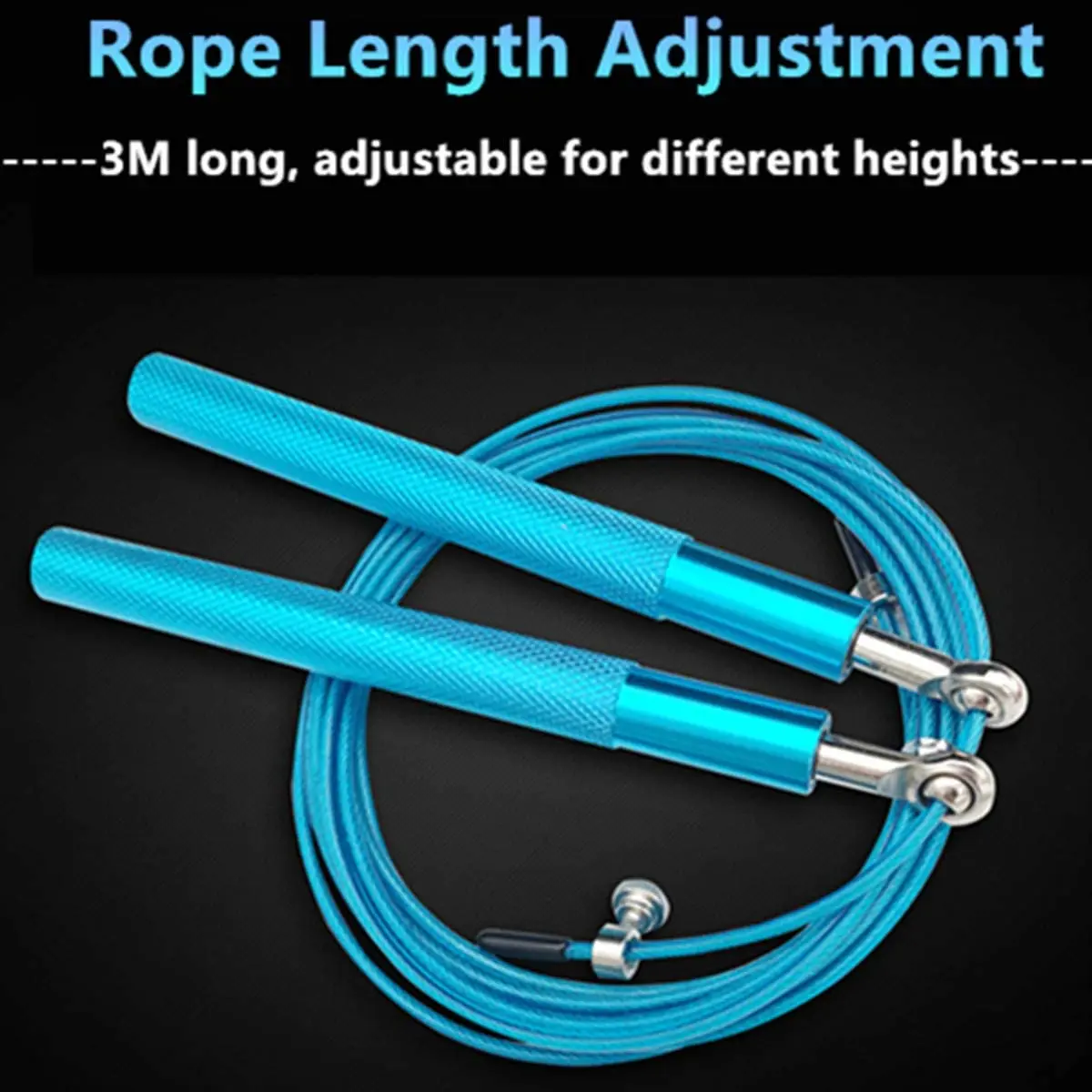 Bearing Skipping Rope Jump Rope Crossfit Men Women Workout Steel Excercise at home Fitness Portable Fitness Equipment Jumping