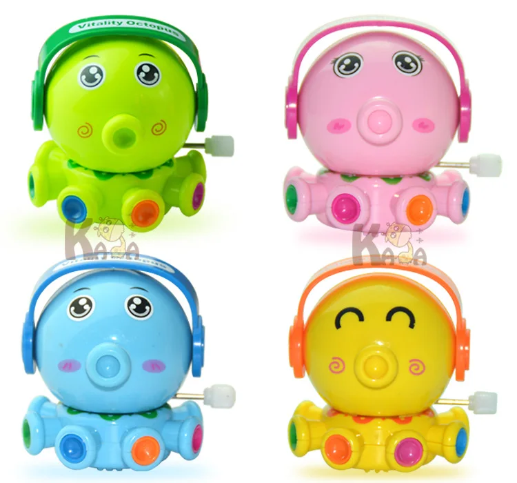 Winding Fun Octopus Land Rotating Cartoon Marine Organism Toot Small Octopus Wind-up Toy