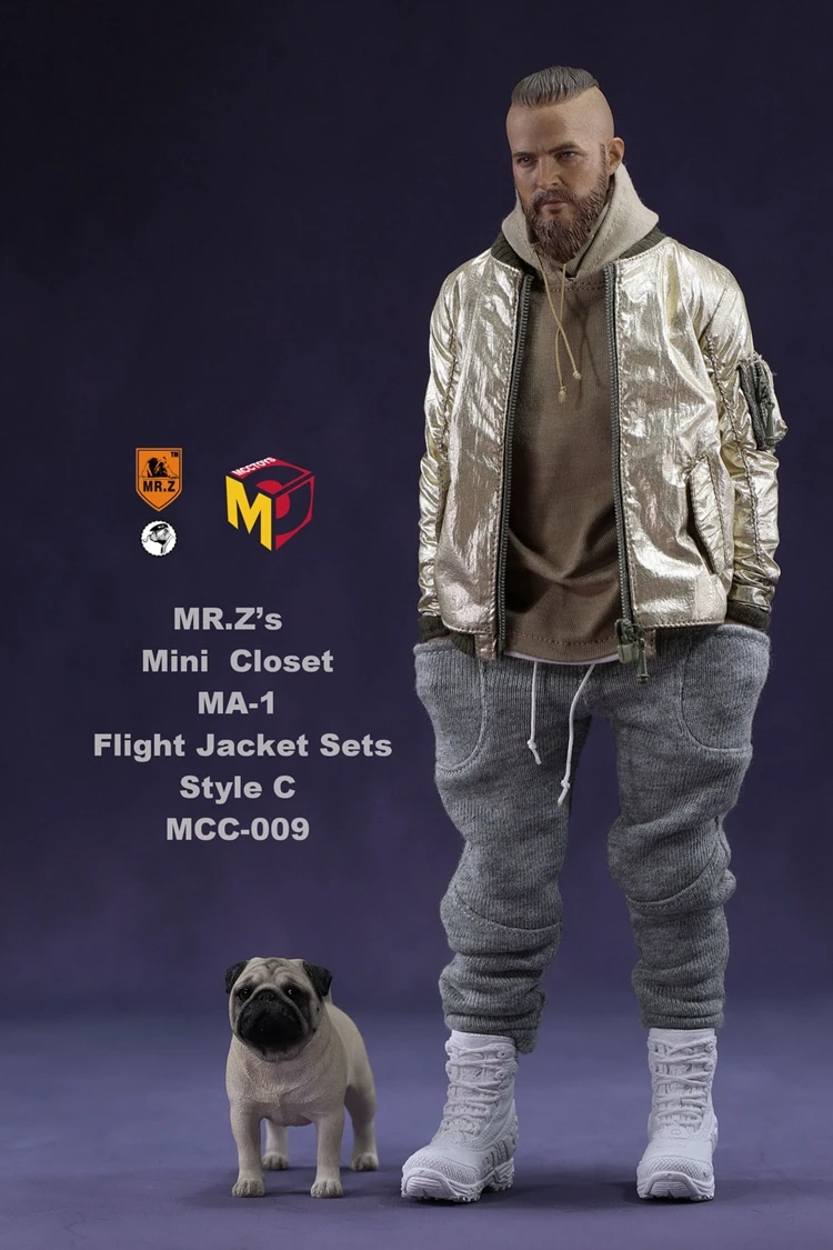 MCCToys x Mr. Z 1/6 г. Мини-гардероб-летная куртка комплекты одежды костюм MCC009/MCC008 без тела и головы подходит 1" фигурка - Цвет: MCC009