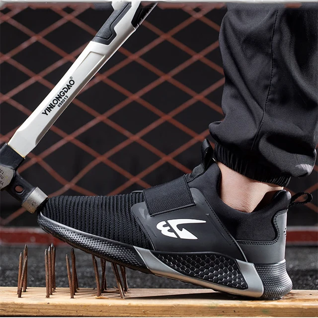 Men's Steel Toe Casual Work Sneakers