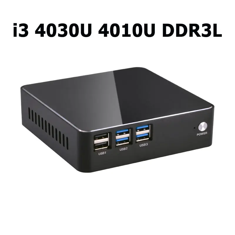 i3 4030U 4010U DDR3L Дешевые Intel i3 7100U i5 7200U i7 мини-компьютер DDR4/DDR3 Win10 Linux Barebone портативный ПК 4K HTPC медный вентилятор 6* USB HDMI VGA WiFi - Цвет: i3 4030U 4010U DDR3L