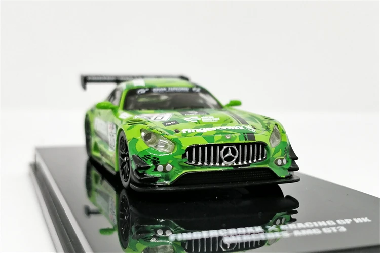 Tarmac Works 1: 64 AMG GT3 Fingercroxx X eRacing GP HK литье под давлением модель автомобиля