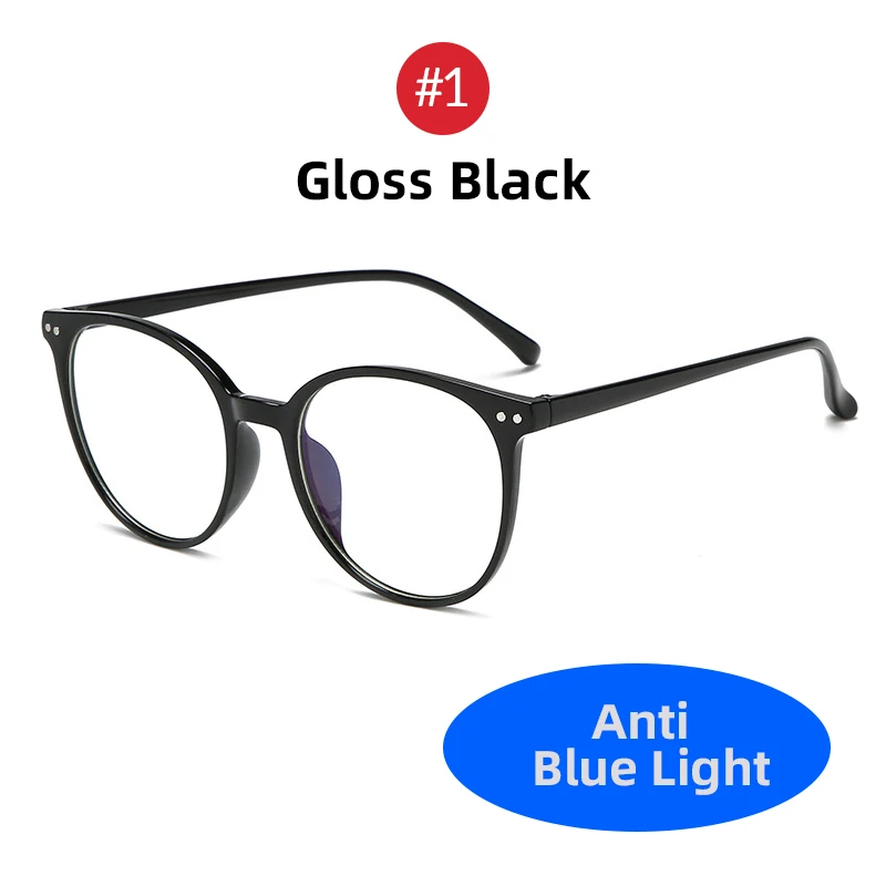 reading glasses with blue light filter 2021 Trending Office Blue Light Blocking Oversized Round Glasses Computer Women Anti Blue Gaming Big Size Men Eyeglasses Frame blue lens glasses Blue Light Blocking Glasses