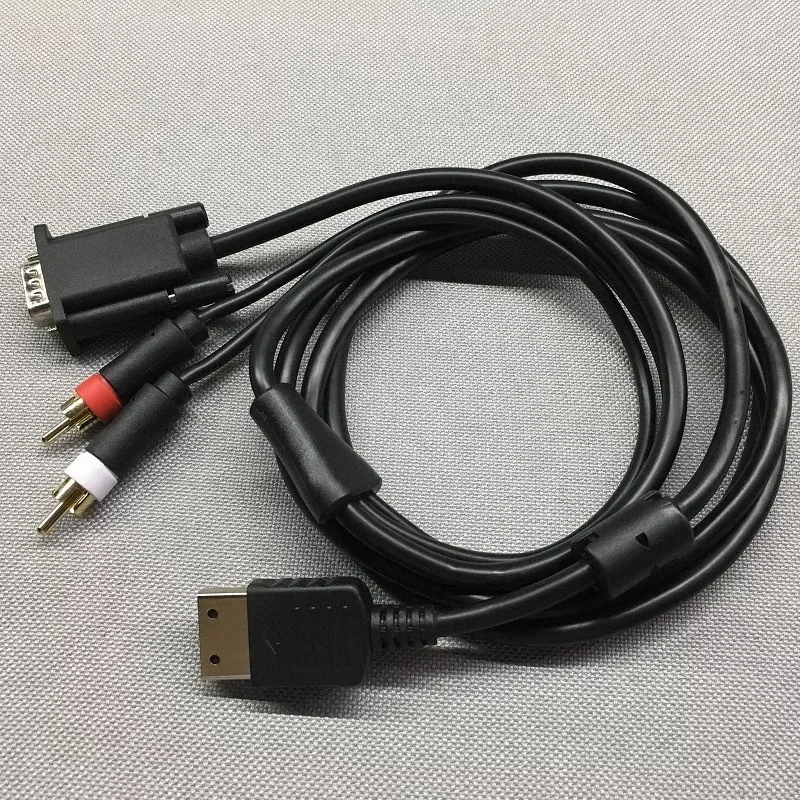 Для SEGA Dreamcast DC VGA Высокое разрешение кабель RCA Звуковой адаптер HD box PAL NTSC