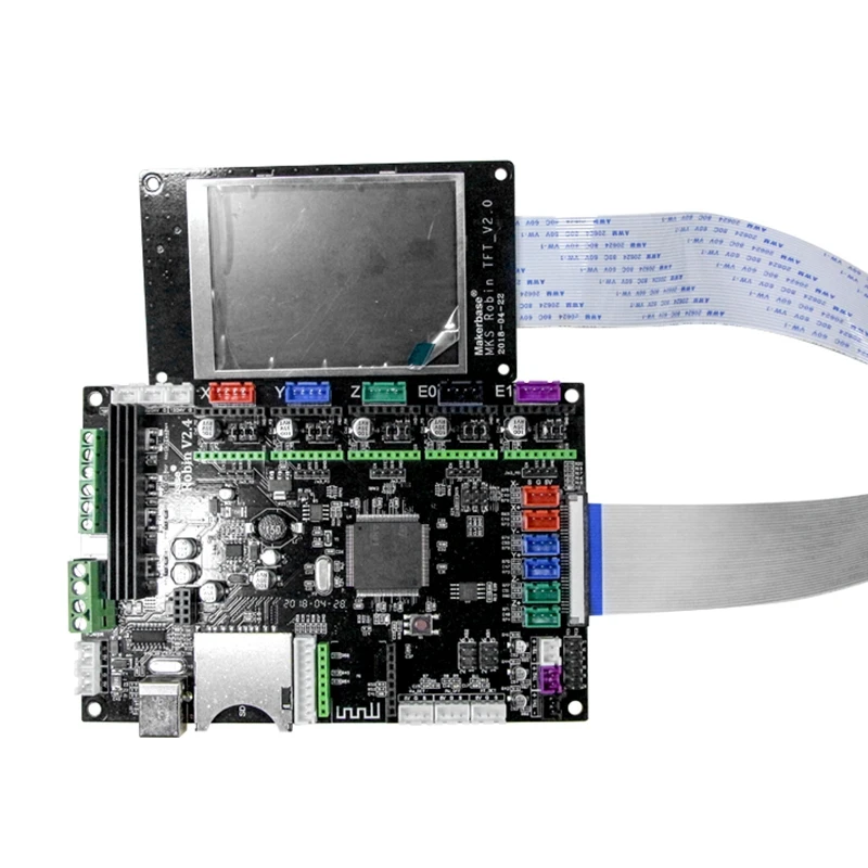 Makerbase МКС Робин STM32 Интегрированный материнской платы с открытым исходным кодом Поддержка марлина 2,0 Робин контроллер материнская плата печатная плата для Вит