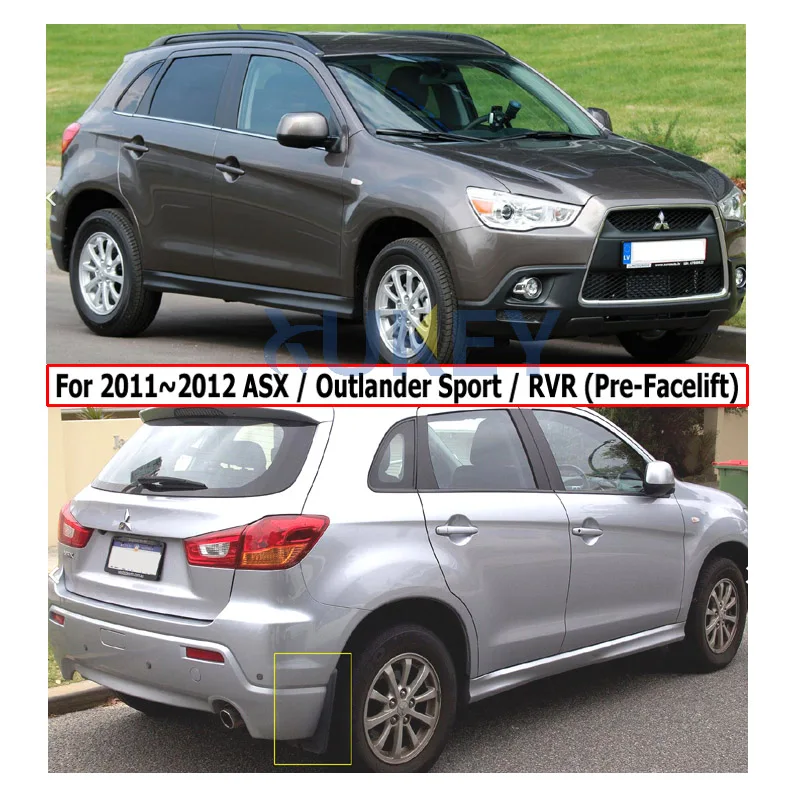 Для Mitsubishi ASX 2010 2011 2012 Outlander Sport RVR комплект литой автомобиль брызговики крыло брызговиков