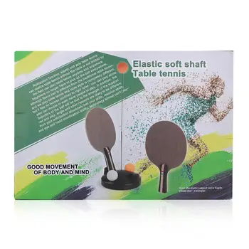 

Table Tennis Practice Practical Durable Colour Wood Play Game Athletics Racquet Sports Pingpong Trainer Racket Movement