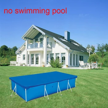 

Anti Dust Home Easy Use Keep Clean Rainproof Durable Rectangular Polyester Garden Pool Cover Thicken Protective Above Ground