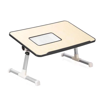 

Foldable Bed table Computer Desk with Fan simple Study Table Liftable Laptop desk Students Dormitory Reading Studying and Work
