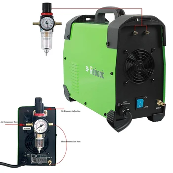 Cheap Reboot Plasma Cutter Welder 50 A Dual Voltage 110/220V Cut50D Portable Welding Machine Intelligent Digital Display Cutting Tools