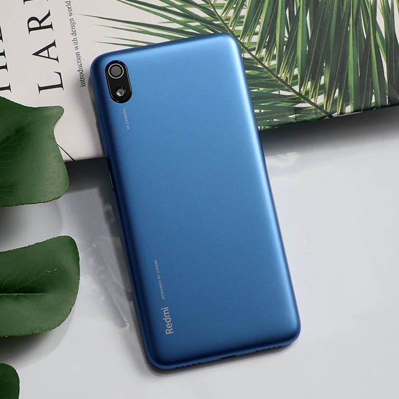

Redmi7A Original Case For Xiami Redmi 7A Xaomi Housing Plastic Battery Smart Phone Door Back Replacement Cover
