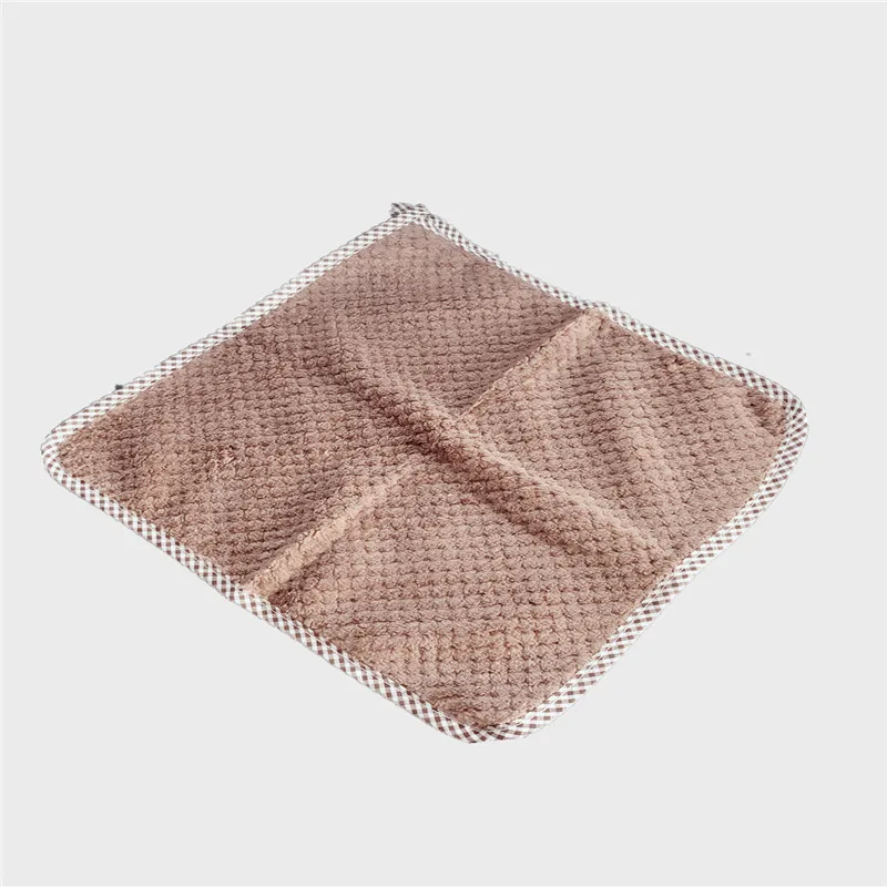 C893 Brown CTREE 2 шт. Ткань для очистки сверхвпитывающая микрофибра блюдо Kichen посуда чистящее полотенце для автомойки полотенце чистые инструменты C893 - Цвет: C893 Brown