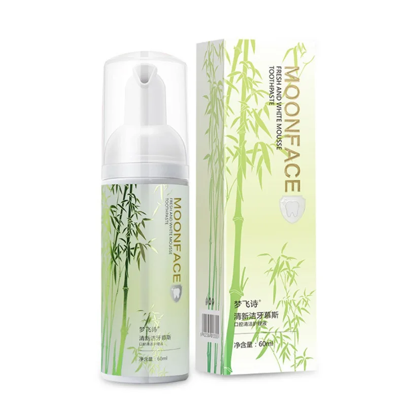 60g Remove Tooth Stains Odor Foam Toothpaste Prevent Tooth Decay Toothpaste Mousse Mint Toothpaste