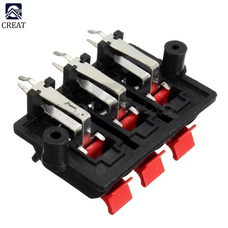 Morsettiere Altoparlante 2 Vie PNGKNYOCN - Connettori A Molla Con Clip Quadrata (2 Pezzi) - Foto 9