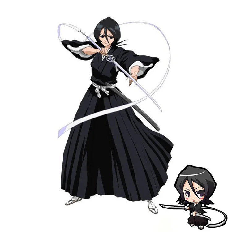 Унисекс аниме Bleach косплей Ichigo Kurosaki Bankai длинное кимоно человек японский традиционный ретро Самурай юката комплект одежды