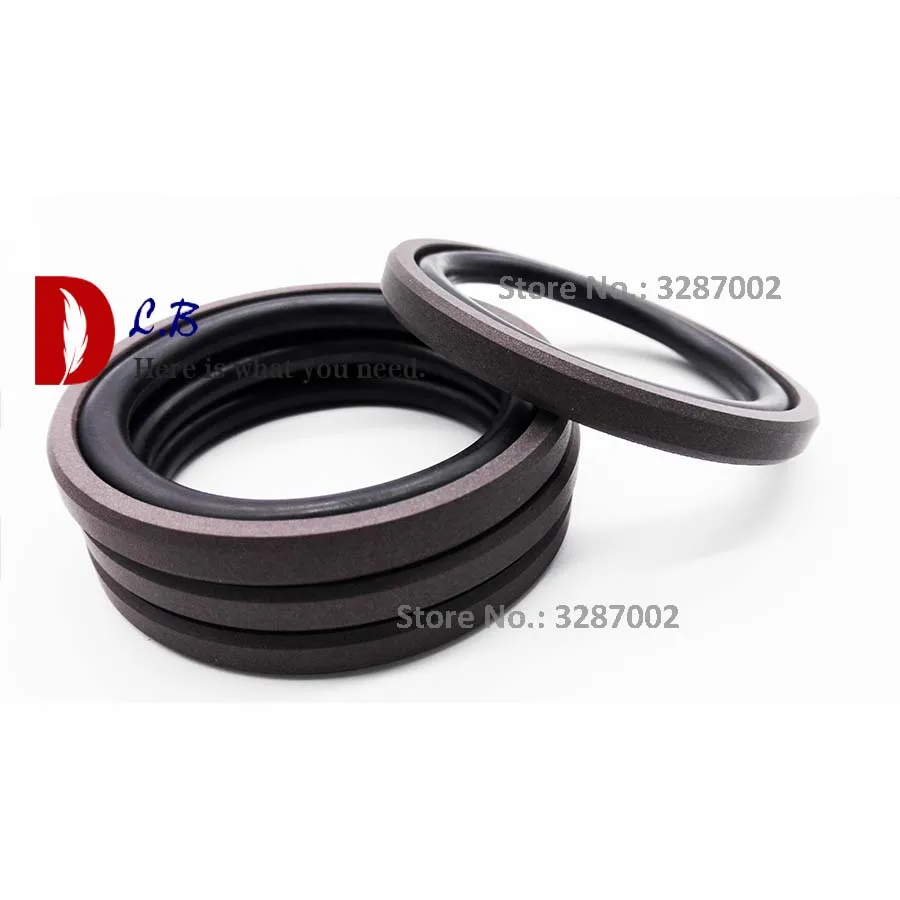 SPGO PTFE поршневое уплотнение OD = 12 мм 60 гидравлическое Glyd ring + бронзовое и NBR Orings GSF