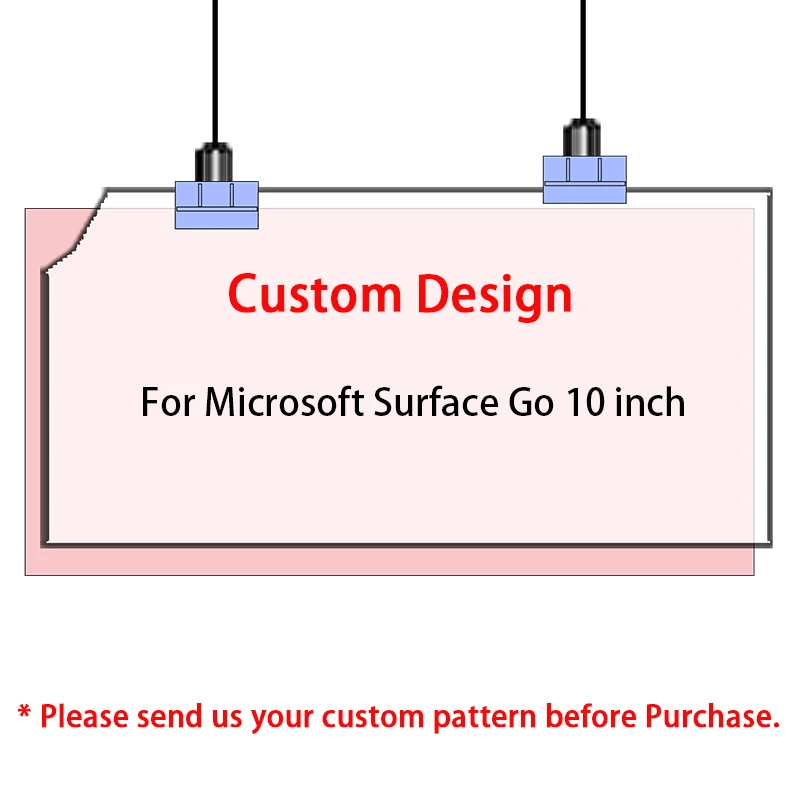 Custom Design MTT чехол для планшета на заказ для microsoft Surface Go 10 дюймов из искусственной кожи складной откидной Чехол-подставка противоударный защитный чехол Funda - Цвет: Custom Design
