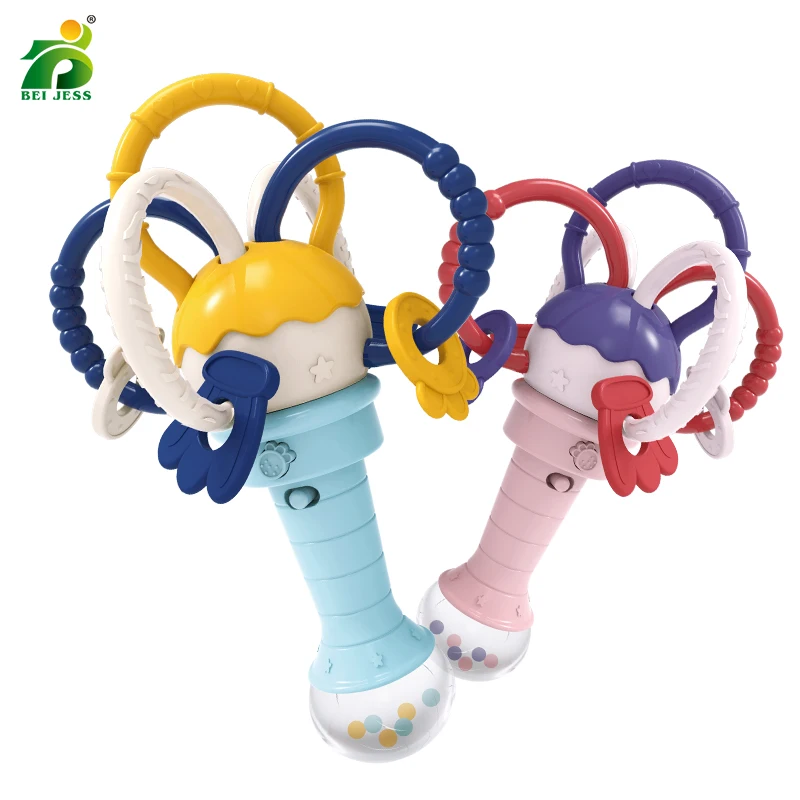

Baby Educational Toy Kids Hand Musical Soft Rattle 0-12 Months Shaking Bell Newborn Teether Development Toy for Children