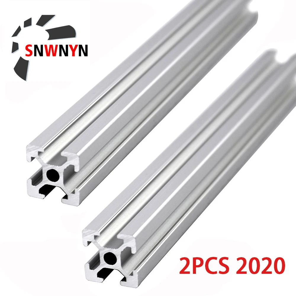 < 60" Aluminium T-SLOT 2020 Extrudé profil 20x20-6 Longueur 1500 mm 4 pieces Set 