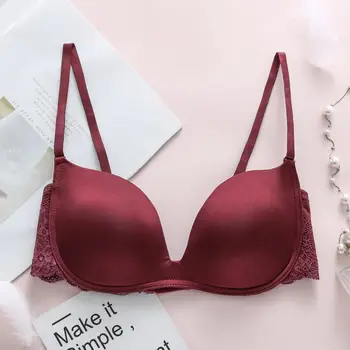 

2019 Lady Sexy Backless Intimates Bras Wire Free Bralette Female Underwear Women Push Up Lingerie Seamless Bra
