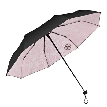 

Ultralight Uv Umbrella Flower Tiny Sun Protection Umbrella Painting Portable Fabric Parasol Regenschirm Flower Umbrella AB50UB