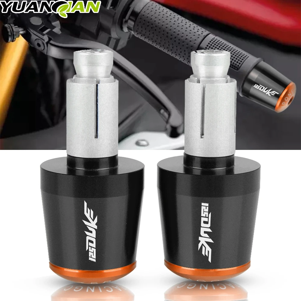 

Motorcycle Accessories 22MM Handlebar Hand Grips Handle Bar End Cap For KTM RC125/125 Duke 125Duke 2011 2012 2013 2014-2016