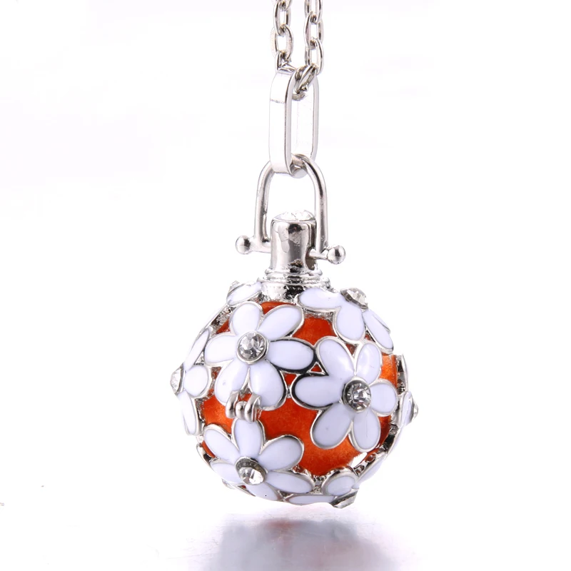 New Diffuser jewelry perfume cages Necklace Vintage Heart Necklaces Aromatherapy Essential Oil Pregnant Women Pendant necklace