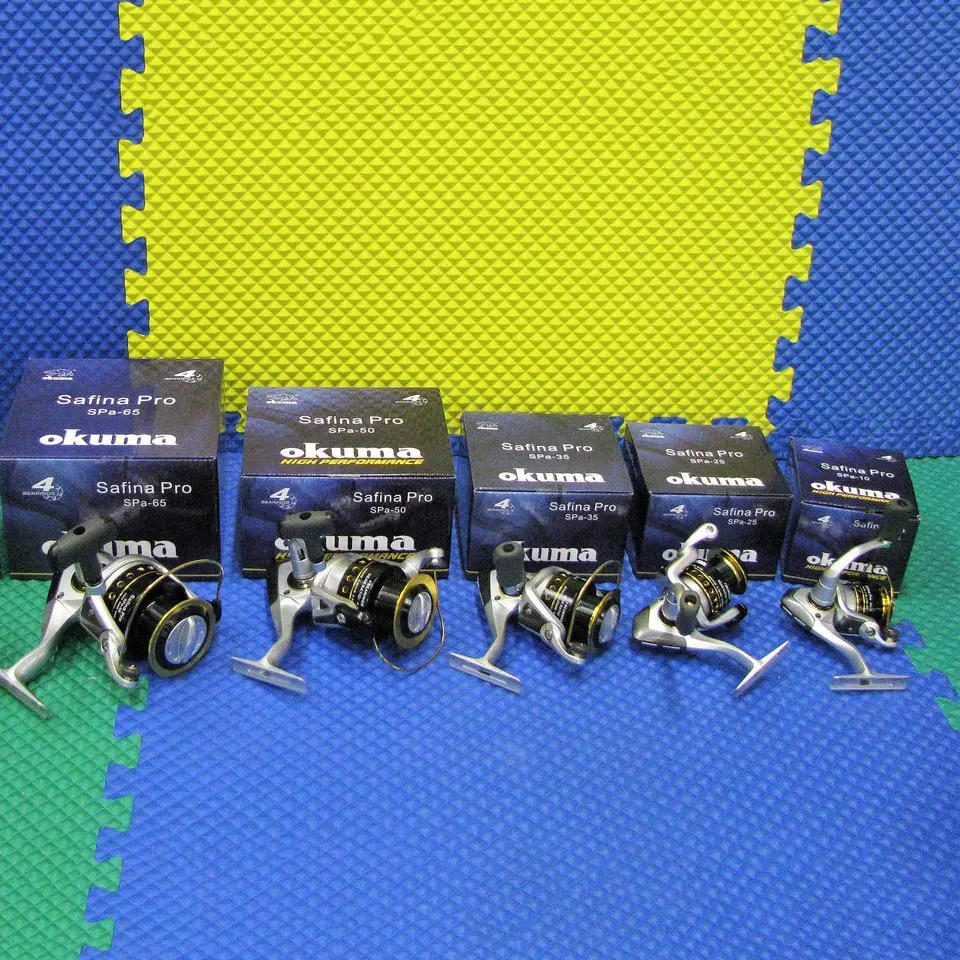 Оригинальная Рыболовная катушка OKUMA Safina Pro спиннинговая с 6 подшипниками