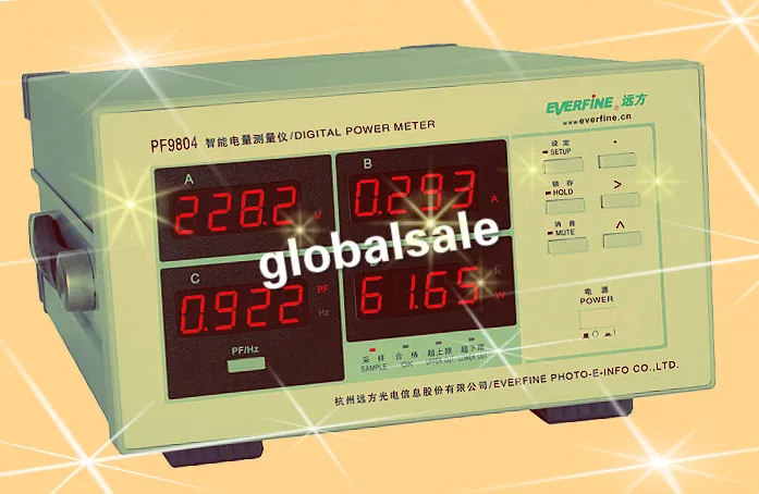 PF9804 singlephase Настольный цифровой измеритель мощности интеллект Анализатор качества электроэнергии сигнализации 3,0 V-600 V 5mA-40A для Mercedes-Benz V/A/W/PF/Гц