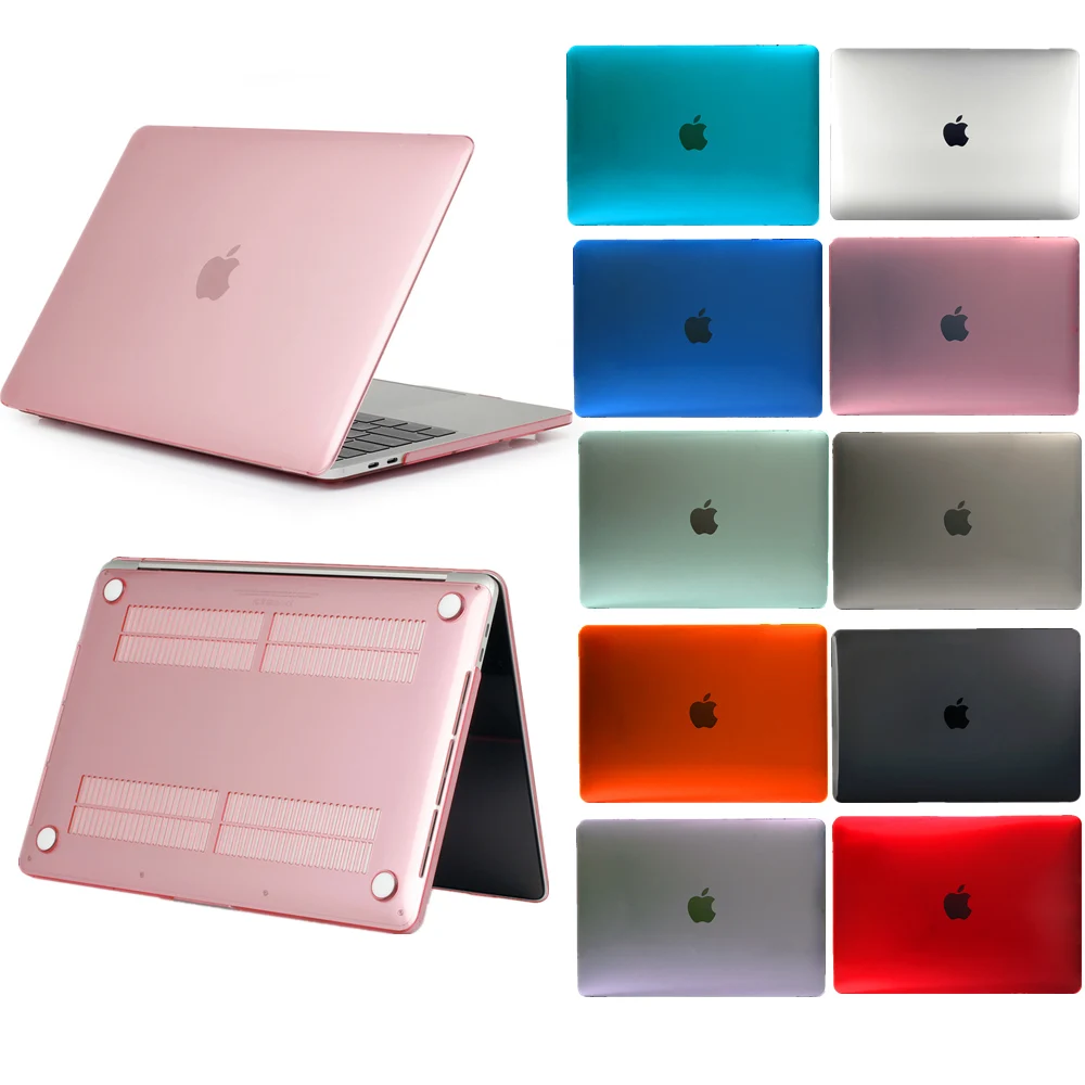 

Laptop Case For MacBook Air 13.3 (A1466 A1369) Air 11.6 (A1370 A1465) Clear Crystal Scratch Resistance Notebook Protective Shell