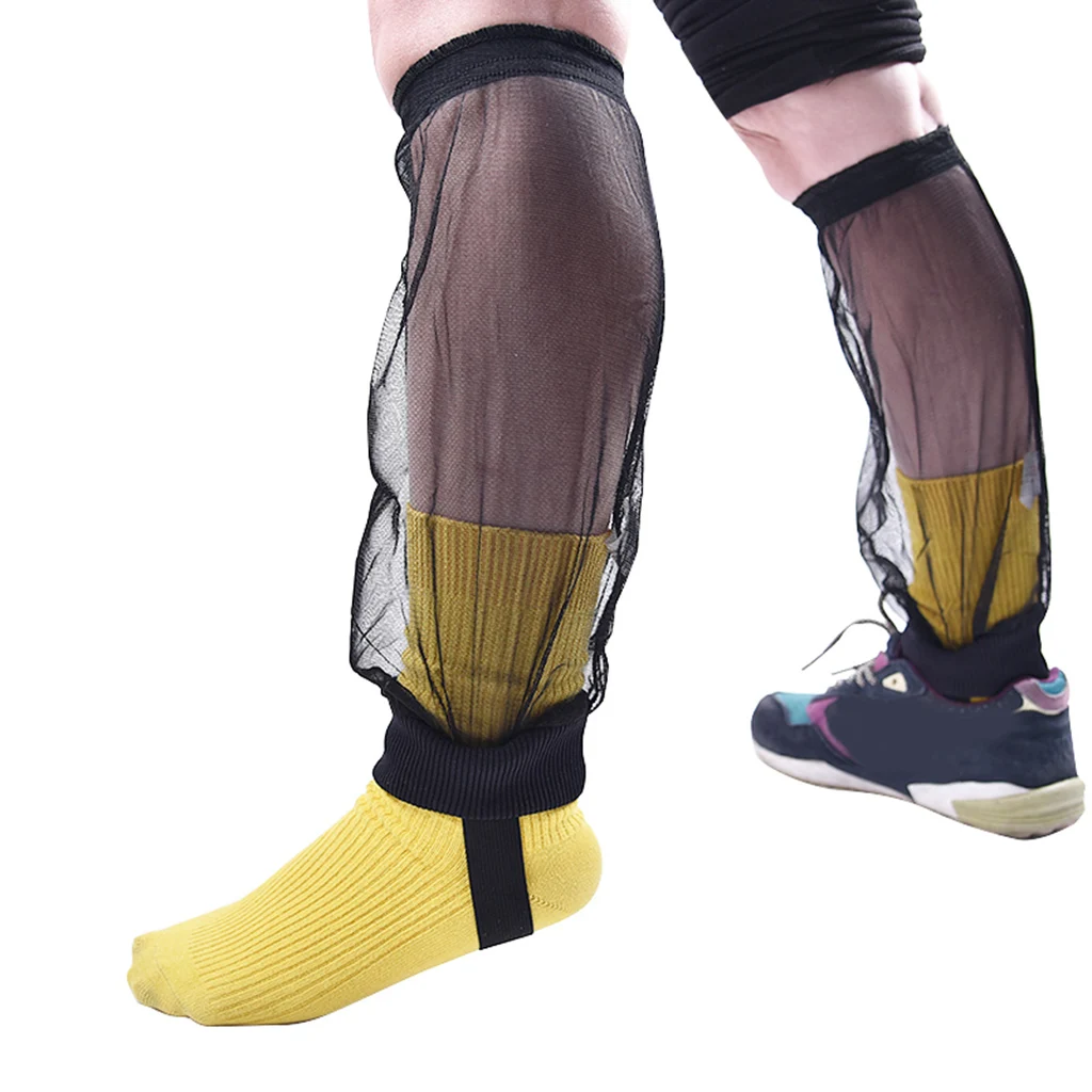 Foot Leg Cover Mosquito Insect Protective Mesh Netting Suit Bug Pants Suits for Fishing Hiking Camping Gardening