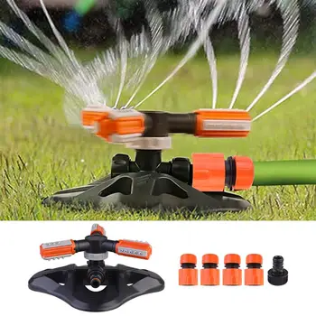 

6pcs Automatic 360 Degree Rotating Garden Sprinkler Irrigation Lawn For Garden