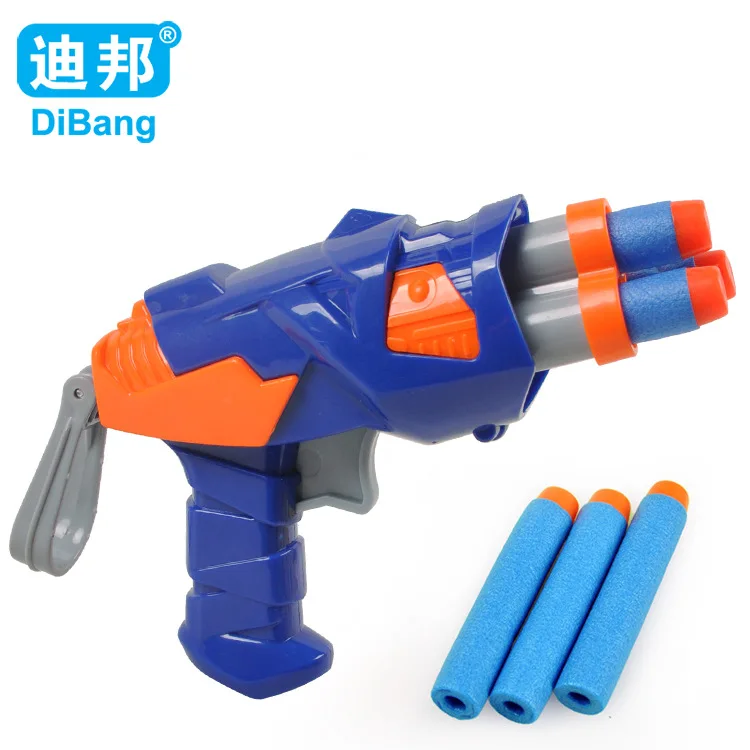 Dibang-Hot Selling Children Orange Blue Soft Bullet Gun Model Toy Gun Bullets Military Model Stall Hot Selling Toy