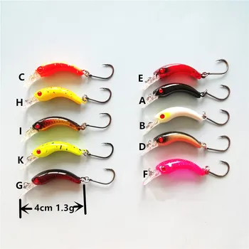 

Fishing Lure Mini Minnow 4cm 1.3g Artificial Hard Bait Sharp Hook Crankbait Wobbler Tackle Trout Freshwater