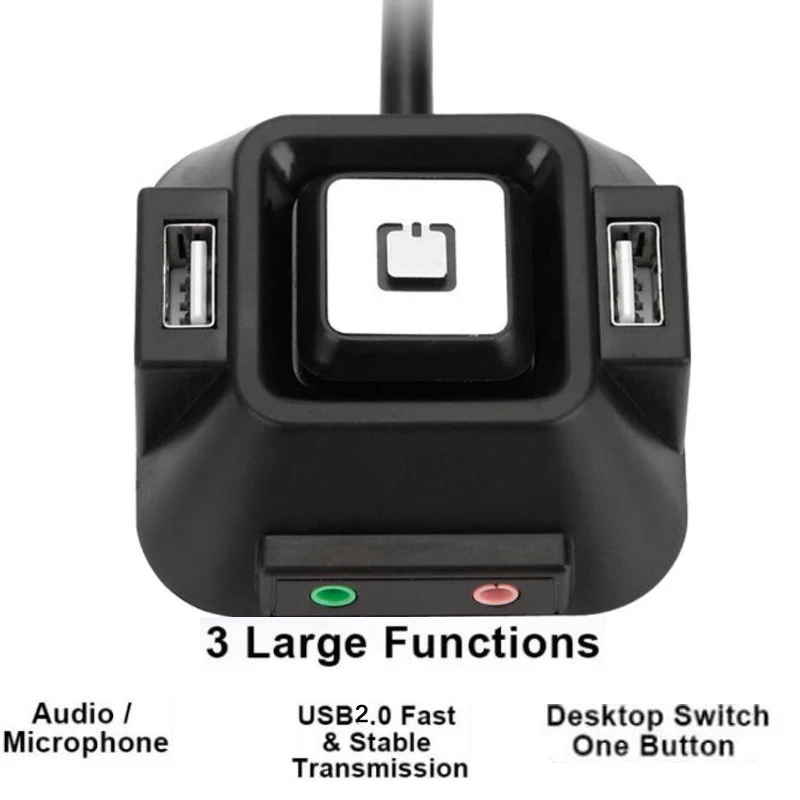 Многофункциональная кнопка включения/выключения внешнего питания USB 2 0 для