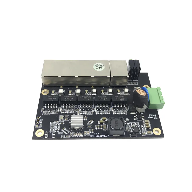Неуправляемый 3 5 портовый 10/3/5 M промышленный модуль коммутатора Ethernet PCBA плата OEM