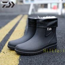 Daiwa – chaussures de pêche à la pataugeoire pour hommes, imperméables, résistantes à l'usure, antidérapantes, bottes de pluie, pour l'extérieur, 2021
