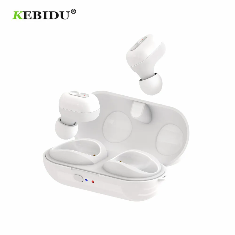 KEBIDU N9 TWS Bluetooth 5,0 наушники стерео беспроводные Earbus спортивные наушники Handsfree игровая гарнитура с микрофоном 300 мАч Внешний аккумулятор