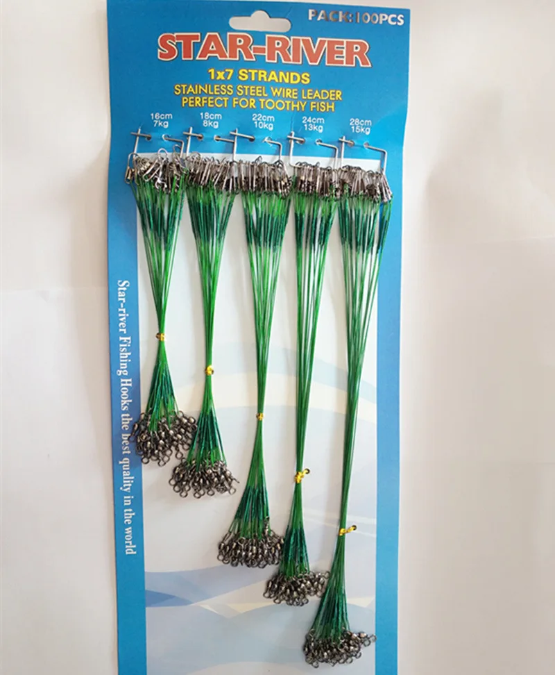 

Lure Leader Line Steel Wire fang yao xian 8-shaped Ring Connection Cable 60/72/100 Root a Board