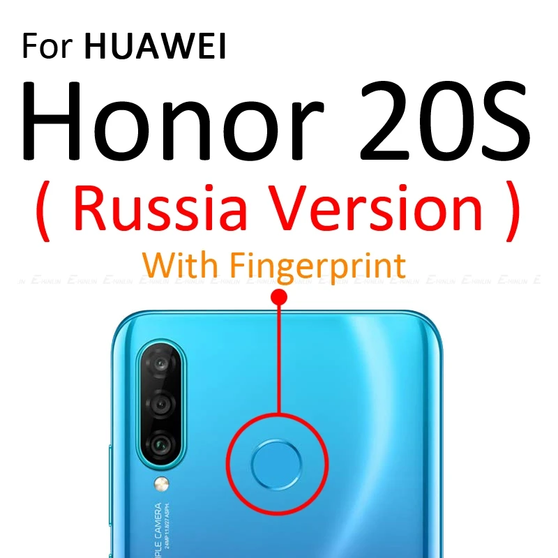 For Honor 20S Russia 5D закаленное стекло с закругленными краями для huawei Honor 10i 10 20S 20i 20 Pro Lite, полное покрытие, Защитная пленка для экрана - Цвет: For Honor 20S Russia