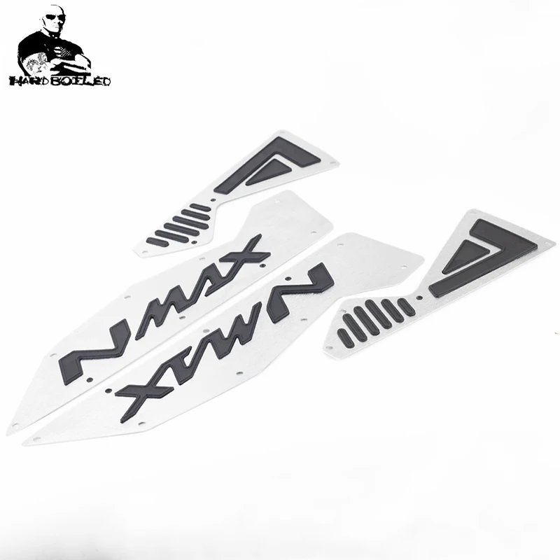 Белый Передняя и задняя Подножка для мотоцикла, Подножка для ног- для YAMAHA NMAX 155 N-MAX 155 N MAX, аксессуары - Цвет: Белый