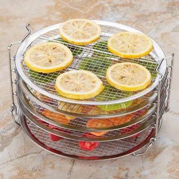 

BBQ Grills Patio Barbecue Charcoal Grill Stove Outdoor Camping Picnic Barbecue BBQ Fryer Five Stackable Grill Dehydrator Z0219
